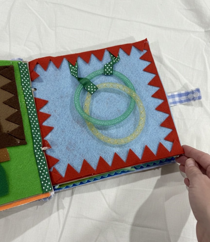 Educational Felt Book, Baby Sensory, Handmade, Personalised, Custom, Sensory Experiences, Fine Motor, Baby Gift, Toddler Gift, Unique Gift, Handmade