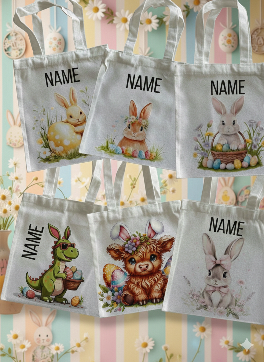 Personalised Easter Bags | Easter Hunt | Easter Gifts
