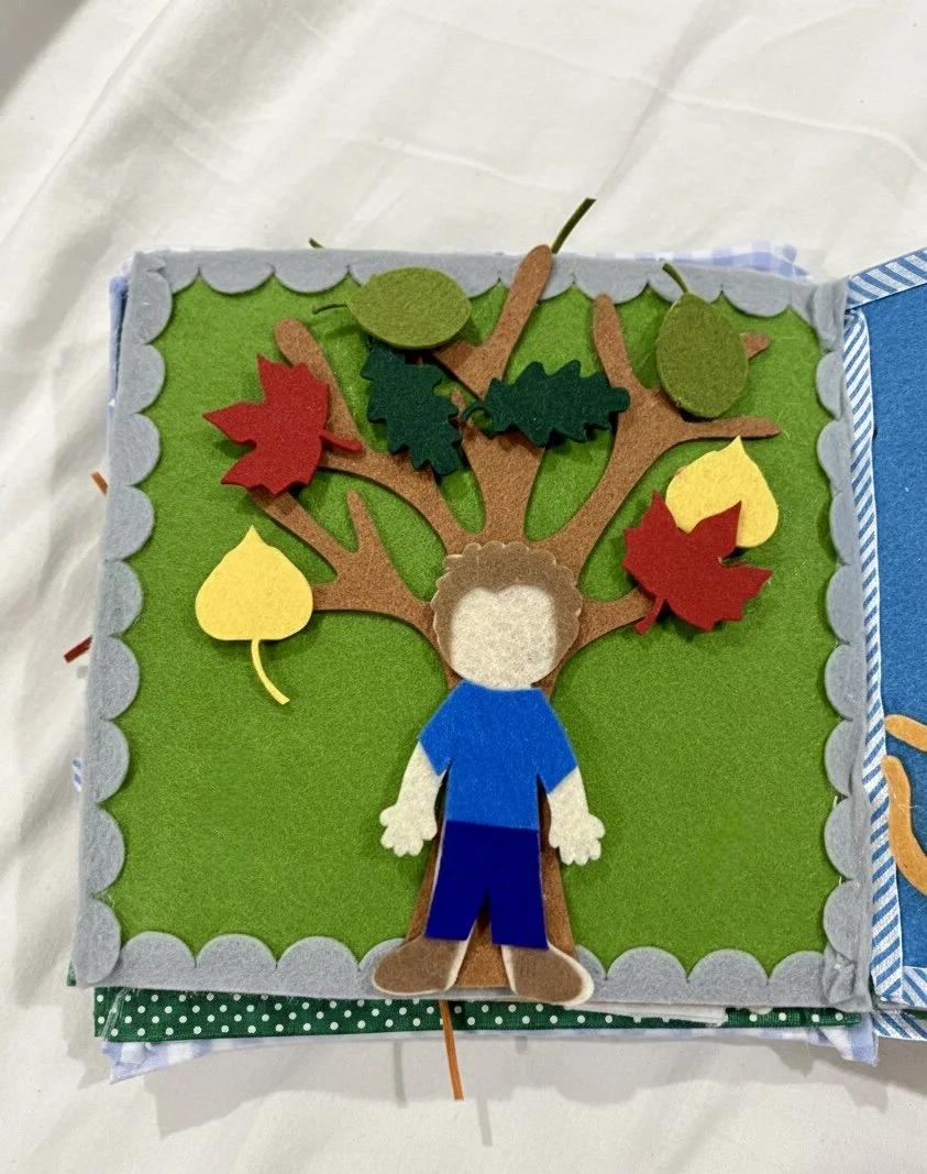 Educational Felt Book, Baby Sensory, Handmade, Personalised, Custom, Sensory Experiences, Fine Motor, Baby Gift, Toddler Gift, Unique Gift, Handmade