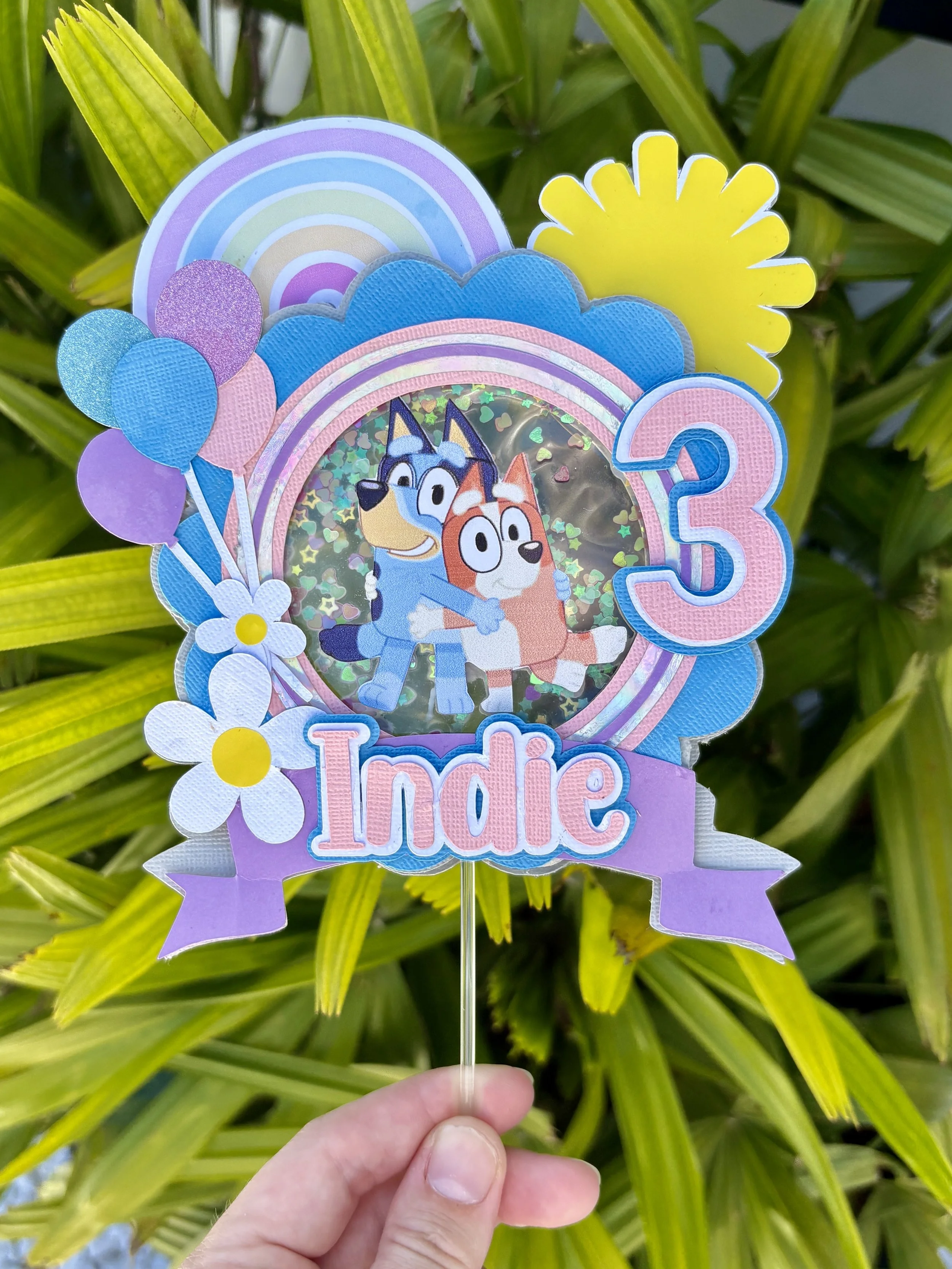 Bluey Cake Topper | Personalised Cake Toppers Bluey Birthday