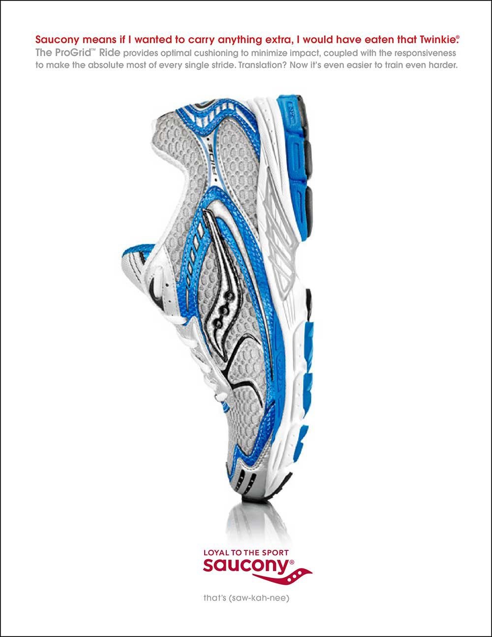 An athletic shoe designed for running in blue, white, and black, featuring a mesh upper and cushioned sole.