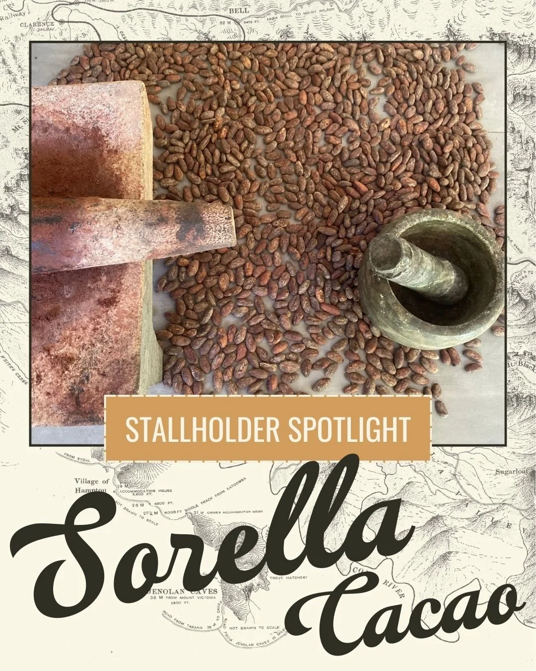 Stallholder Spotlight. 

@sorella_cacao is a  true bean to bar chocolate maker, crafting every bar from whole cacao beans through roasting, winnowing, milling, grinding and tempering. Their beans are sourced from family run, ethical farms, and many o