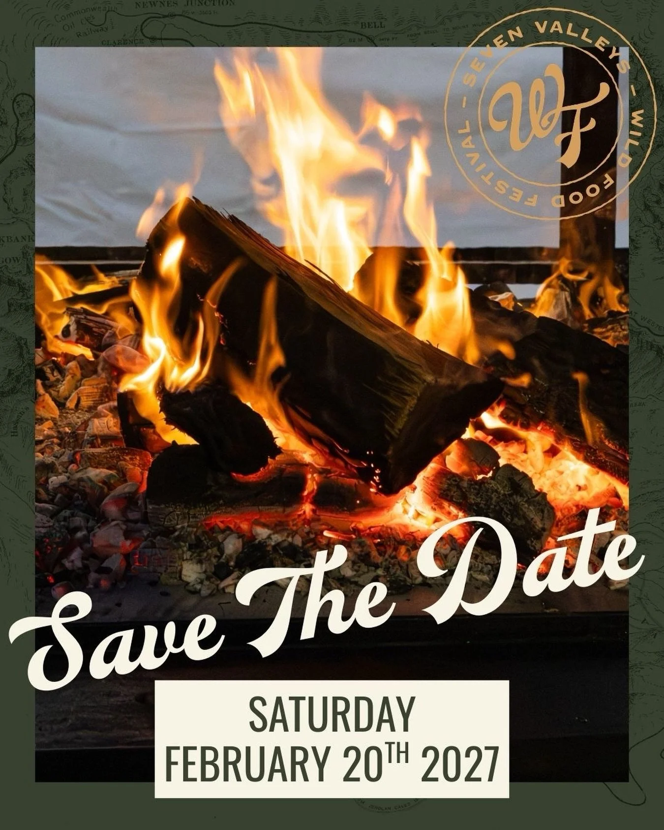 Save the date for 2027. 

The Seven Valleys Wild Food Festival will be back in Lithgow on Saturday 20th of February. 

Events will be running across the Seven Valleys from 19th-21st Feb, so start planning your weekend away. 🔥