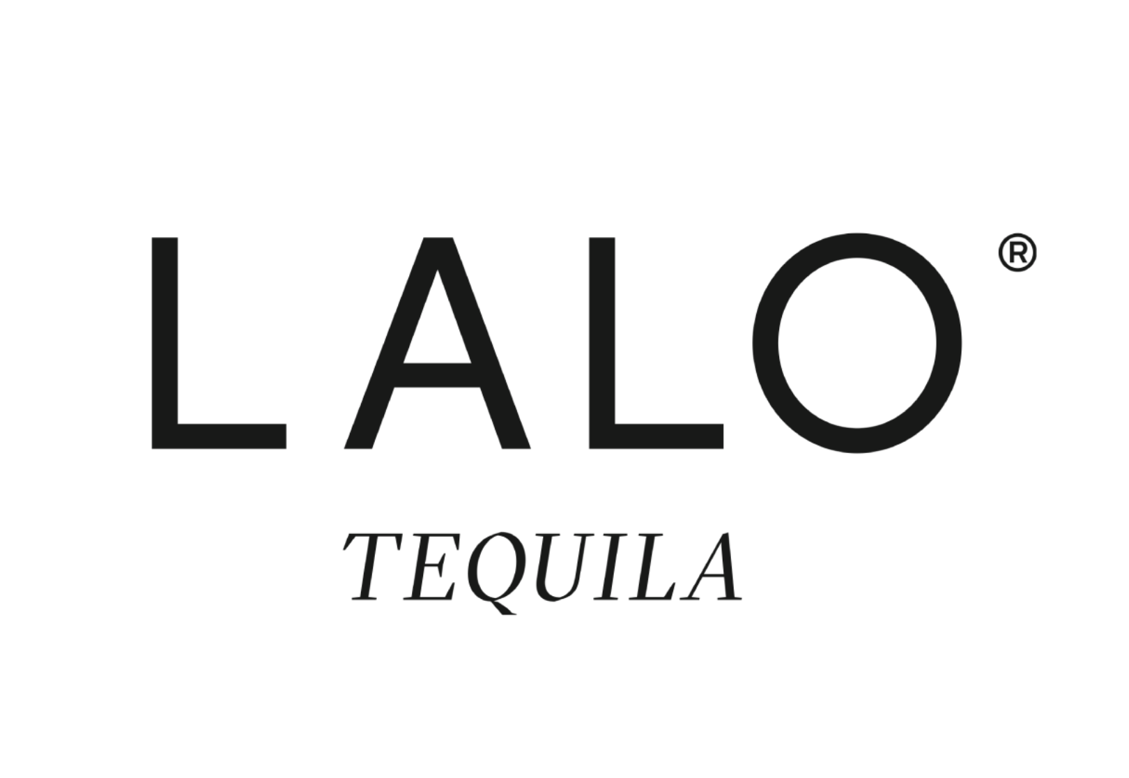 LALO Tequila logo in black on a white background, with the brand name in large bold letters and the word TEQUILA below in smaller italicized font.