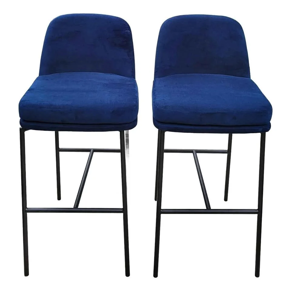 West Elm Jack Metal Frame Bar Stool - Set of 2
$250