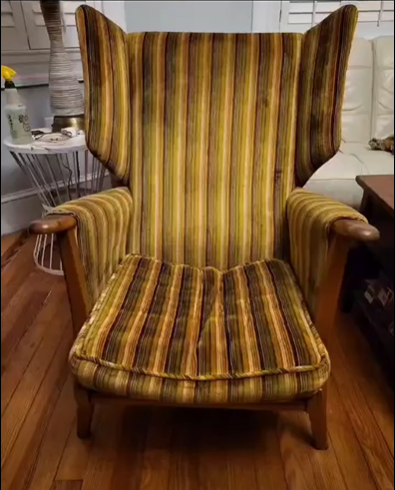 New webbing and wood frame cleanup