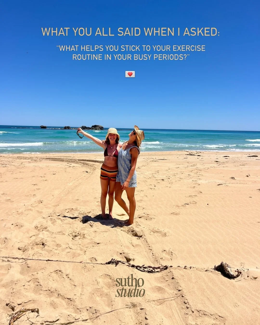 all of your beautiful responses to last weeks poll question:

&ldquo;What helps you stick to your exercise routine in busy periods?&rdquo;

Thankyou for your input, hopefully this resource helps some others who are struggling to find time to move 
💌