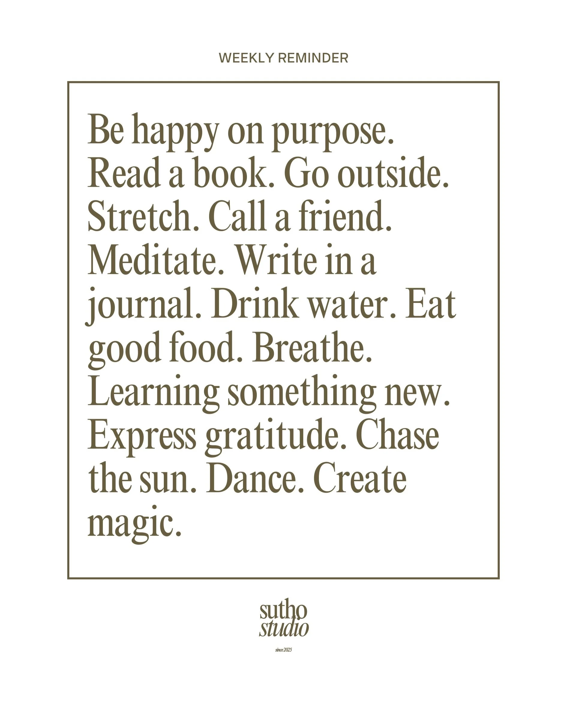 A gentle reminder that health isn&rsquo;t just training sessions and nutrition plans.

It&rsquo;s sunshine, laughter, movement, connection, rest, purpose, and the habits that make you feel like you.

The little things matter. 🤍