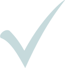 A large black checkmark on a white background.