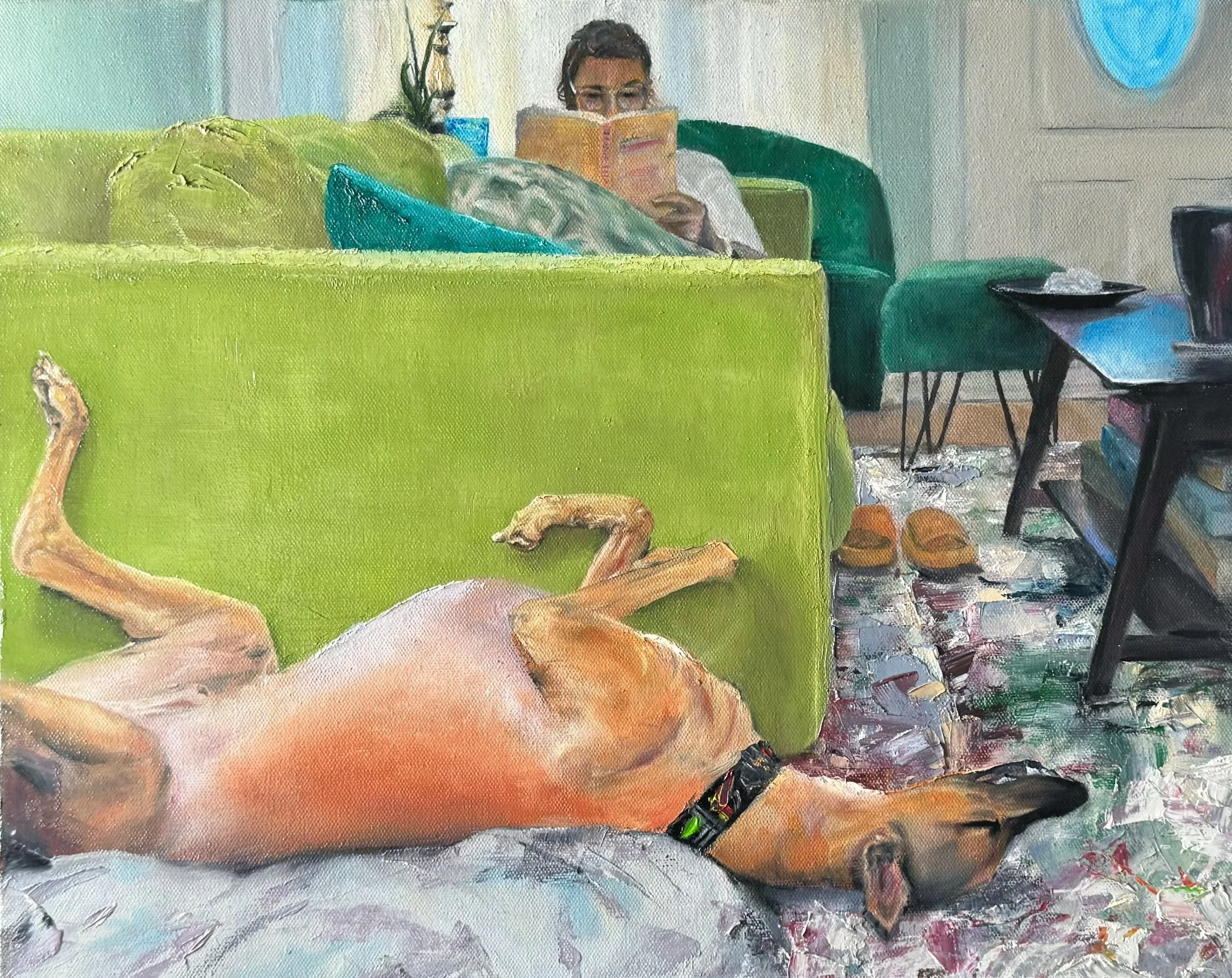 Glory Be! An Uninteresting Time
| Oil on canvas · 16 × 20 in · 2024 
| Merit Award — 2024 New Orleans Art Association National Juried Art Exhibition
| Prints forthcoming