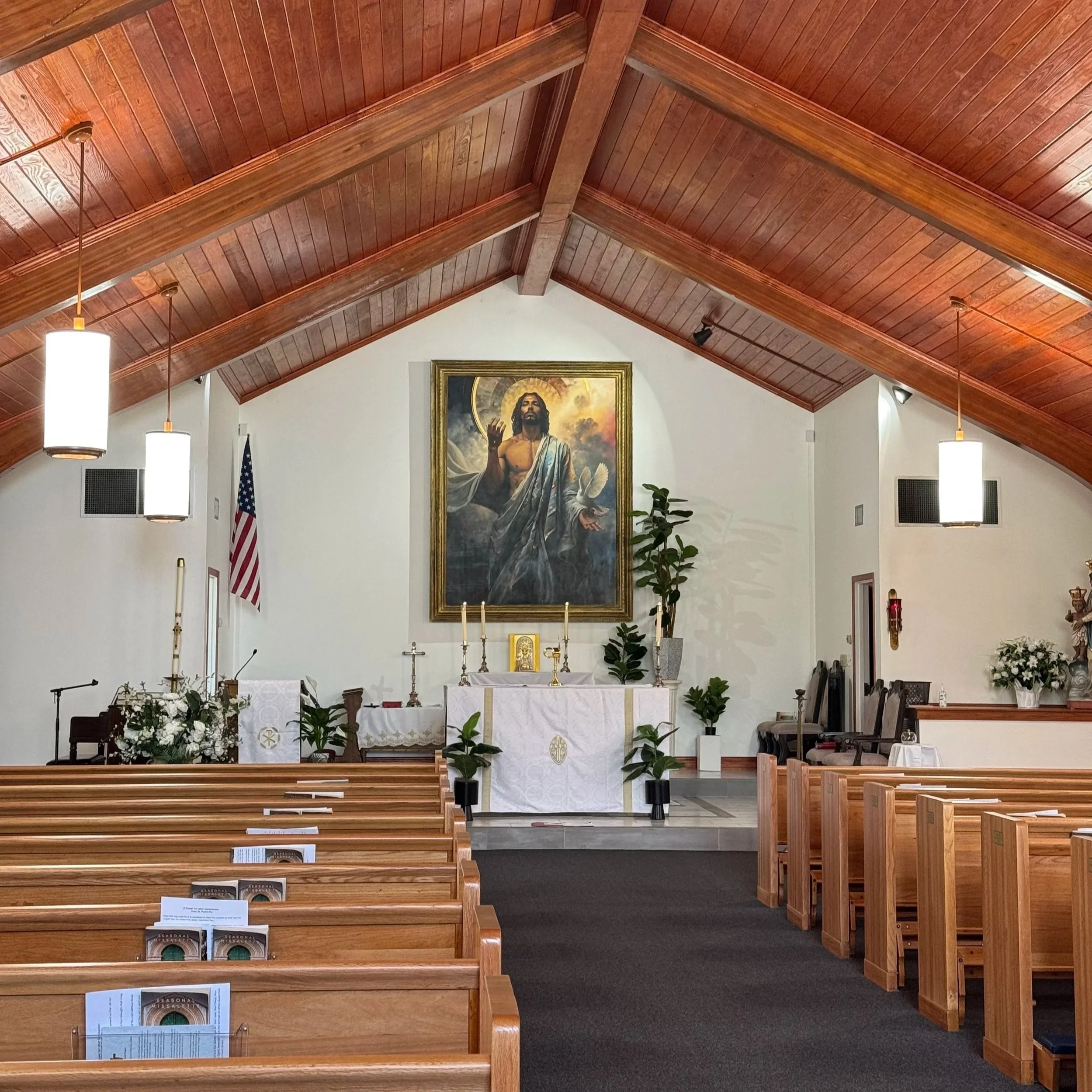 Behold, I Make All Things New installed in St. Jude Mission Chapel in New Iberia, Louisiana