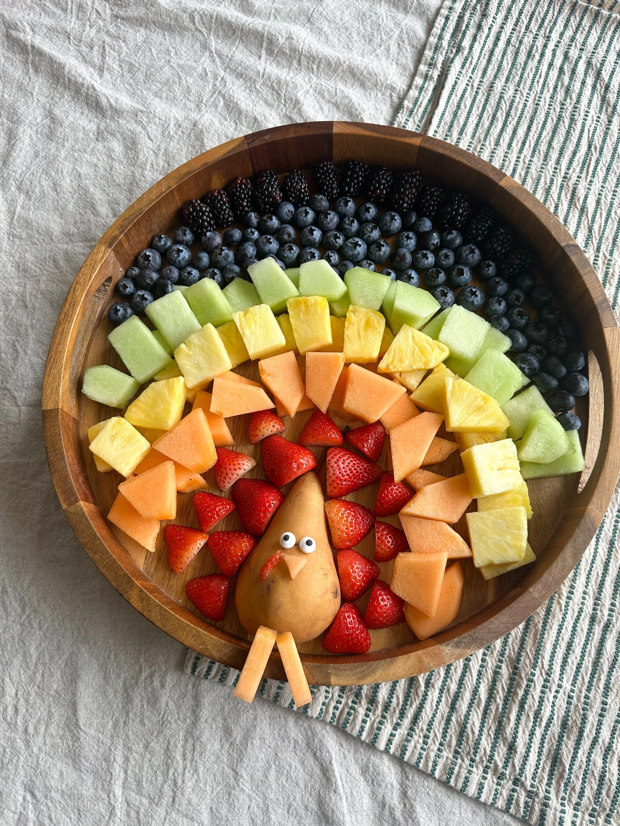 Turkey Fruit Tray