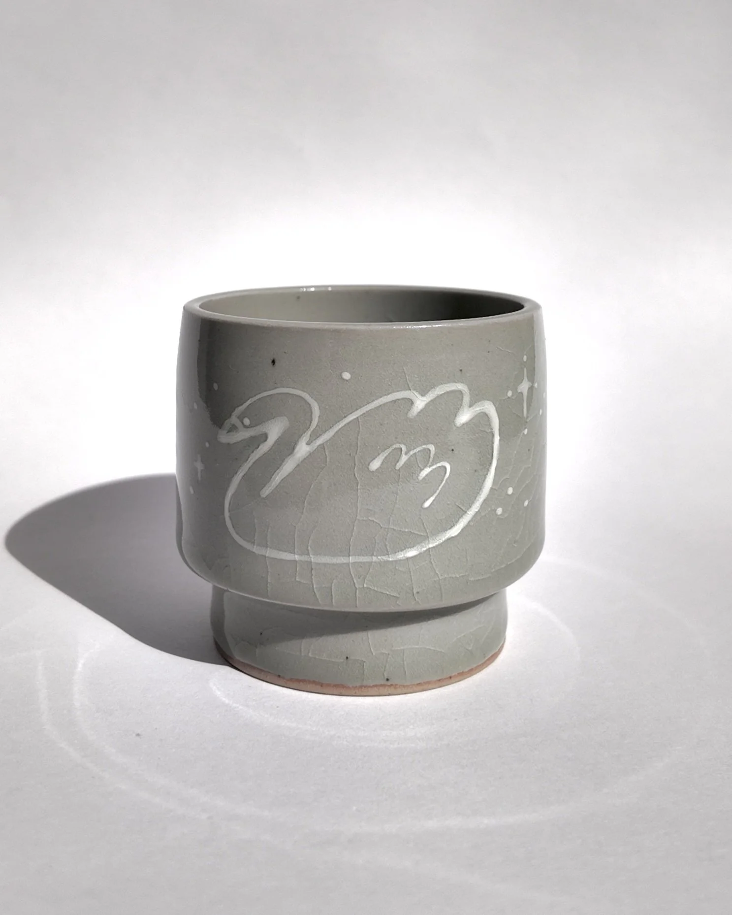 SECONDS - Swan Doodle Stackable Cup