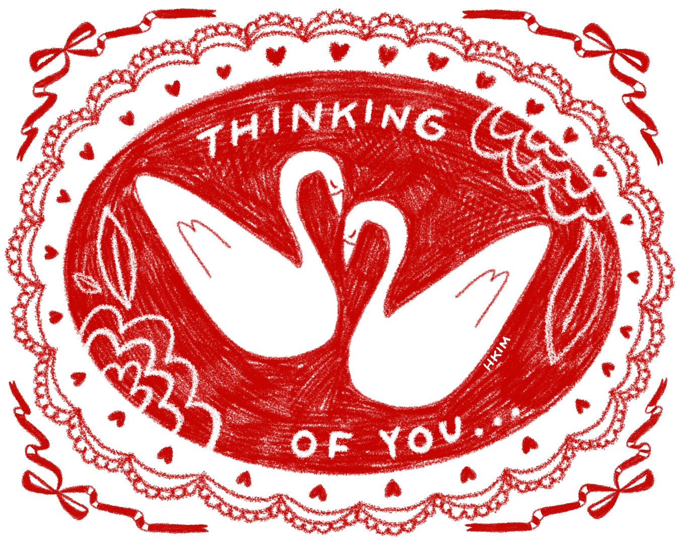 Thinking of You Postcard - February Snail Mail