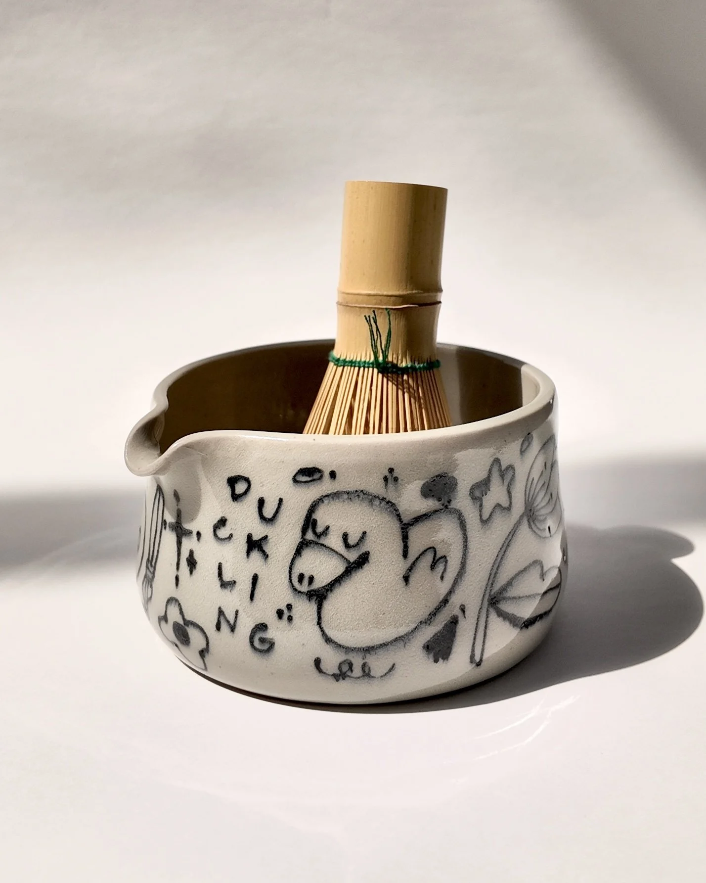 Doodle Matcha Bowl
