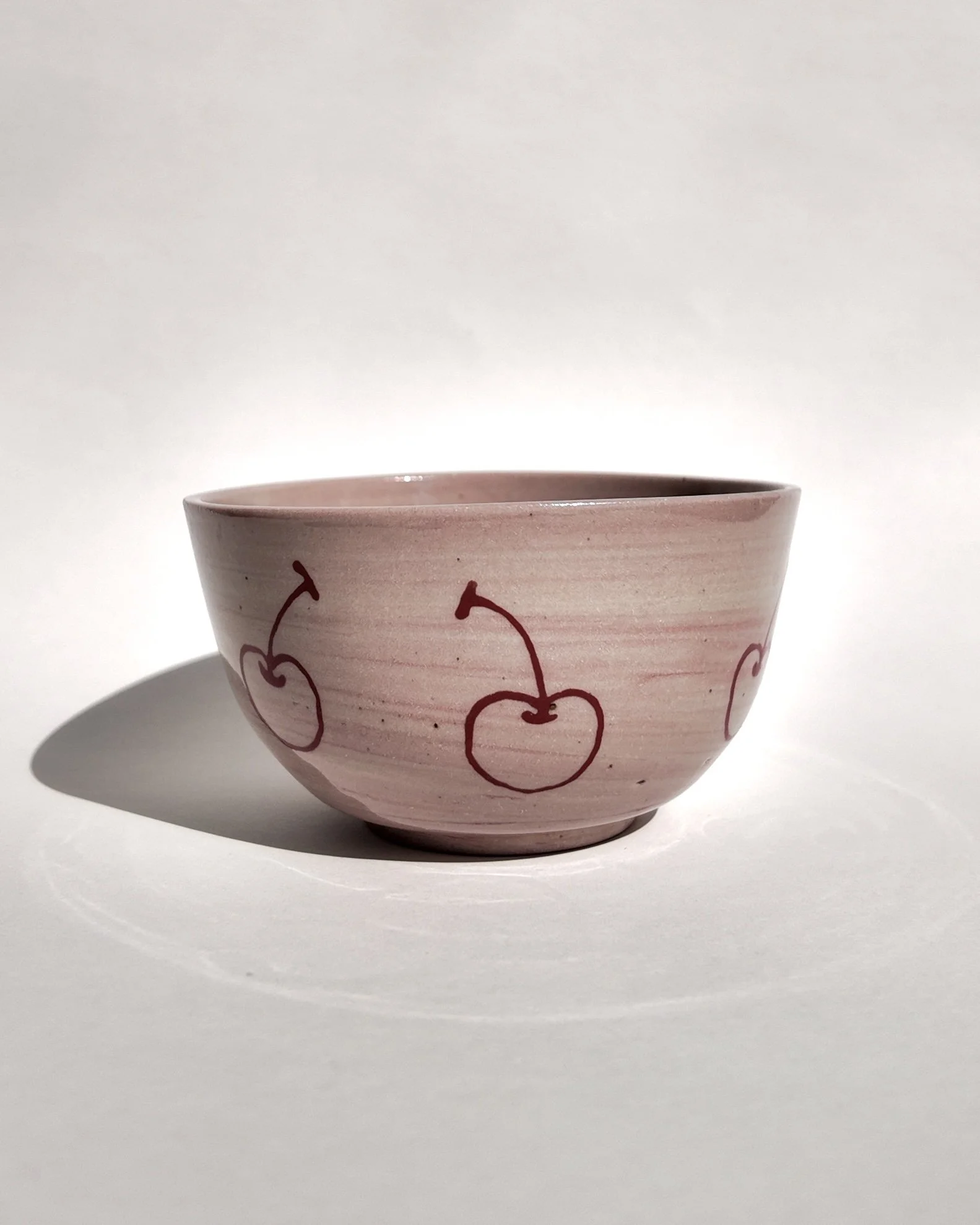 Marbled Pink Cherry Bowl