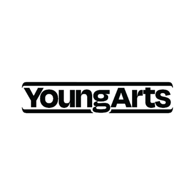 Black background with the YoungArts logo in white at the center.