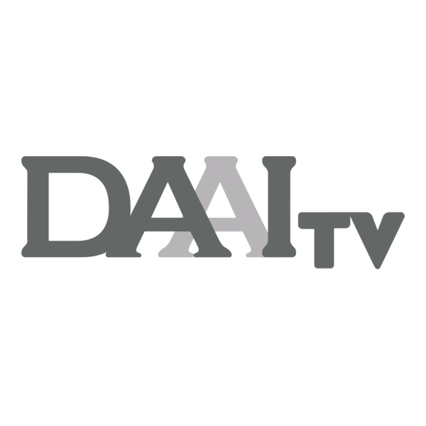 The image features the logo of DAITV with the letters 'DAI' and 'TV' in bold font. The 'A' in the middle is stylized with a different shade.