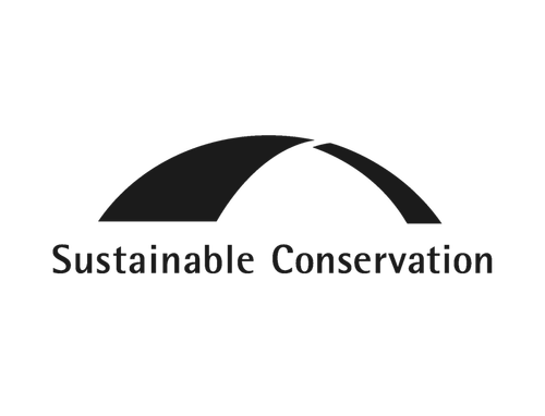 Sustainable Conservation logo with a semi-circle and arc resembling a rising sun.