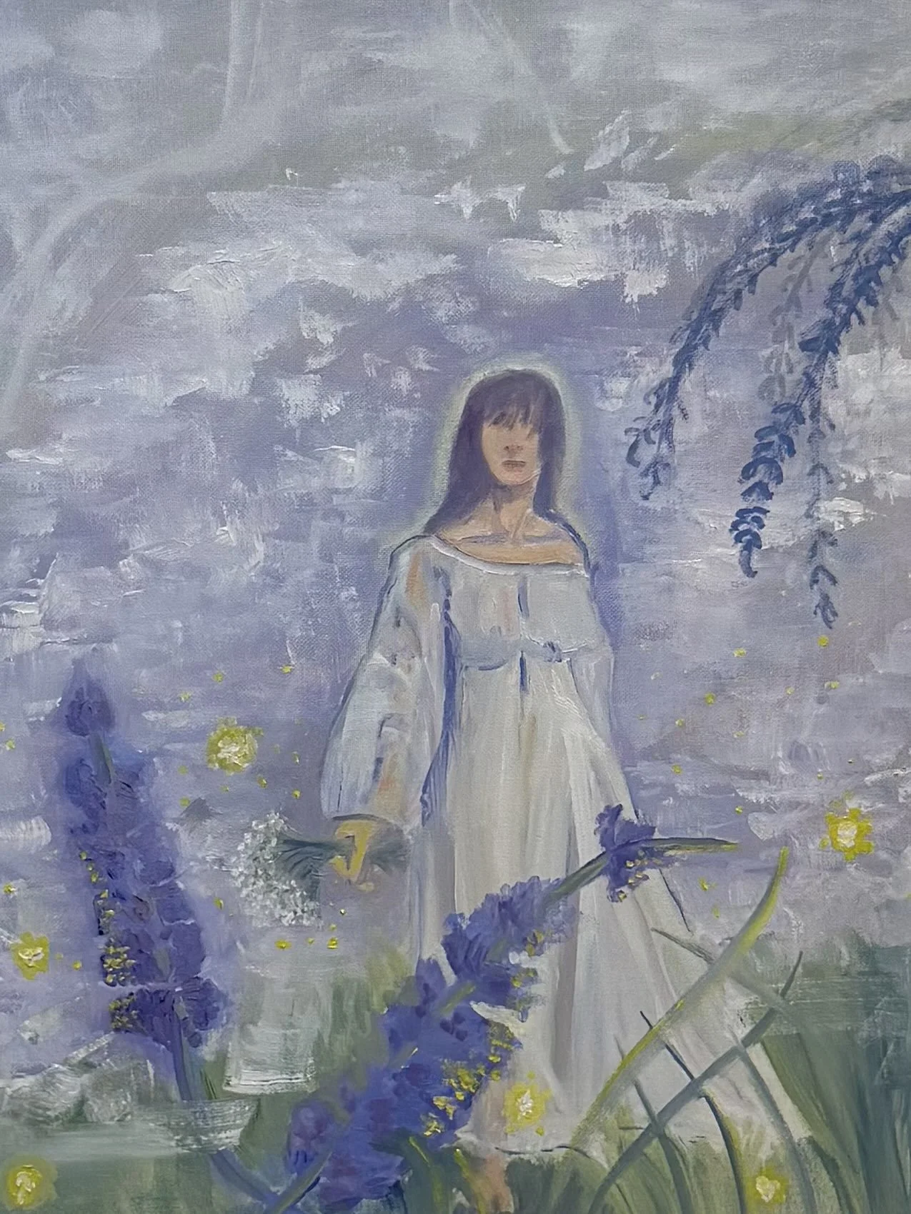 "Dreams of Lavender" 16x9 oil on canvas