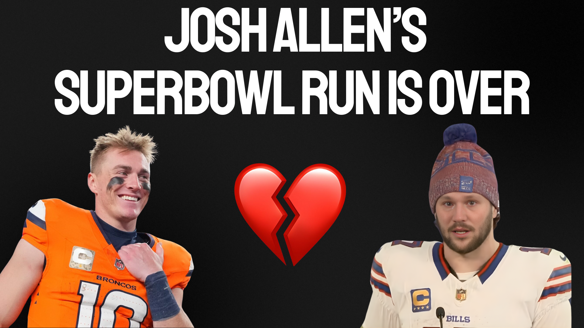 This was Josh Allen’s year to win it all and he fumbled it.