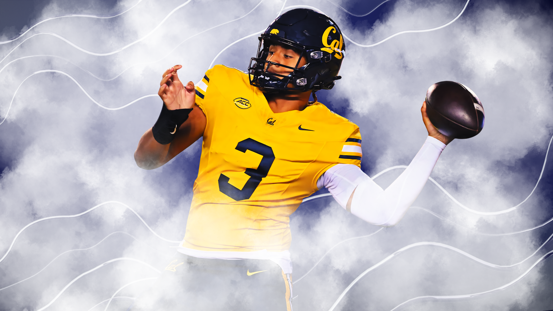 Golden Bear, Golden Arm: Jaron-Keawe Sagapolutele Is Cal's Next Great Quarterback.