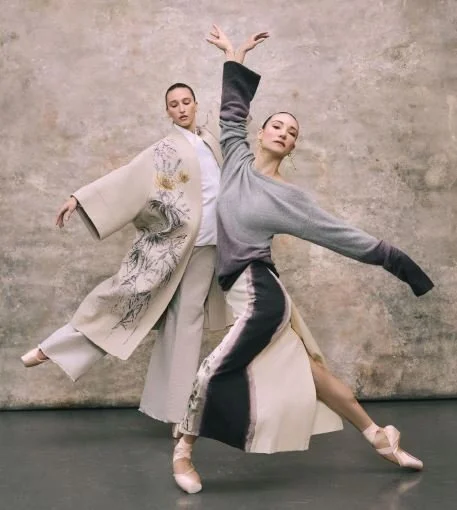 Devon Teuscher in a fashion shoot