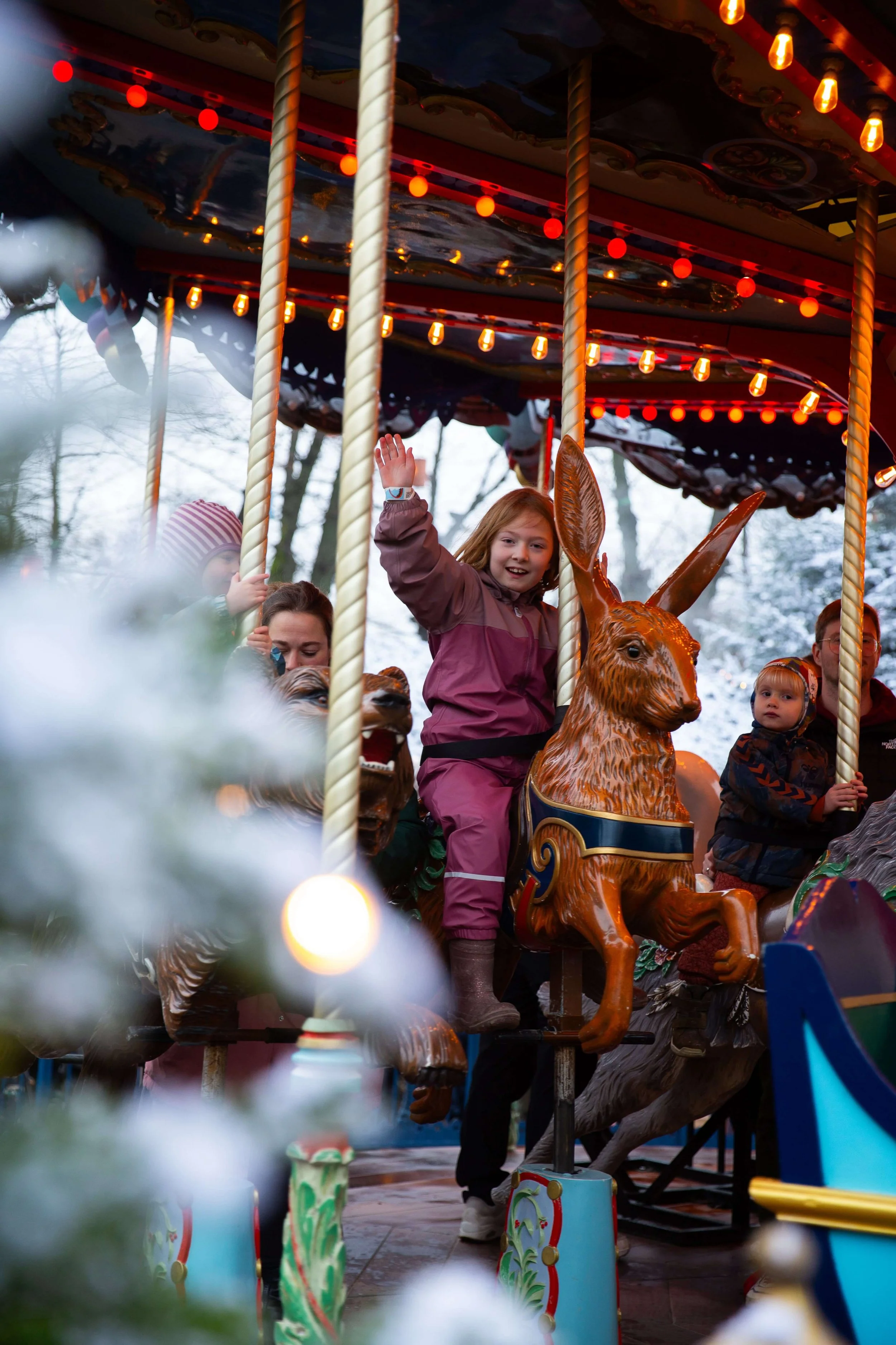 En uforglemmelig juledag i tivoli for børn og familier