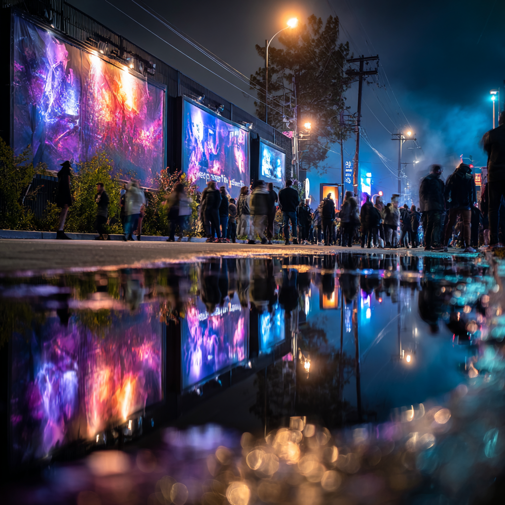 Electric Vibes Lighting Up Festival Nights: Transform Your Event with StreetLuma