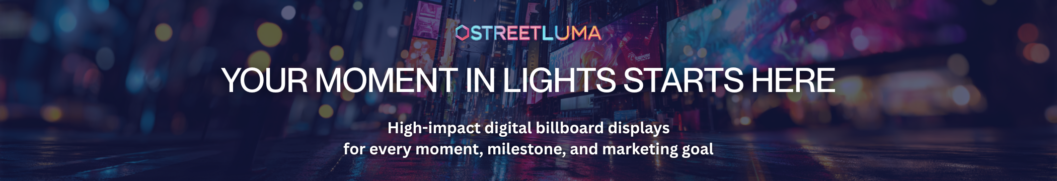 A digital billboard in Times Square displaying advertisements with bright lights and vibrant colors.