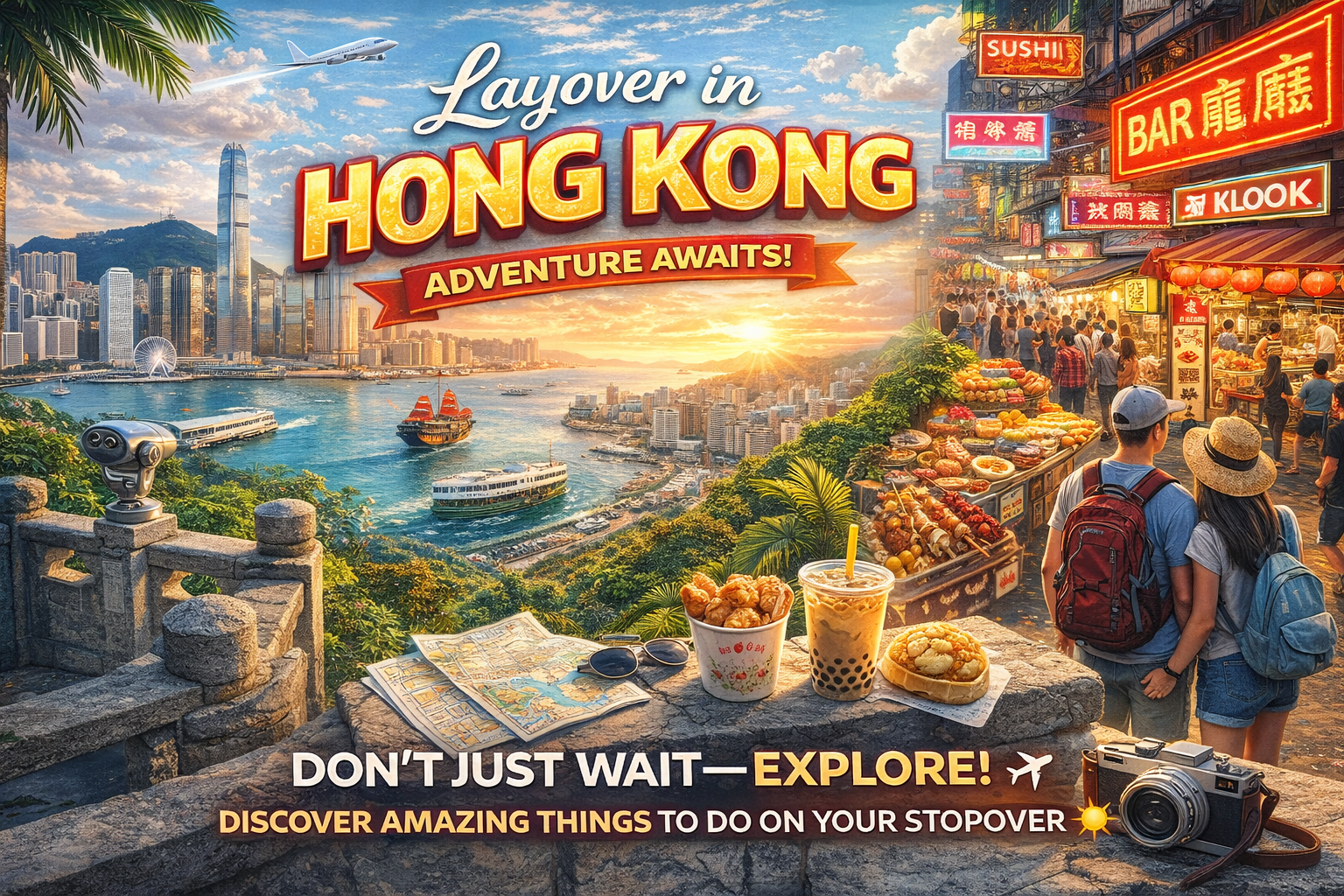 Layover in Hong Kong