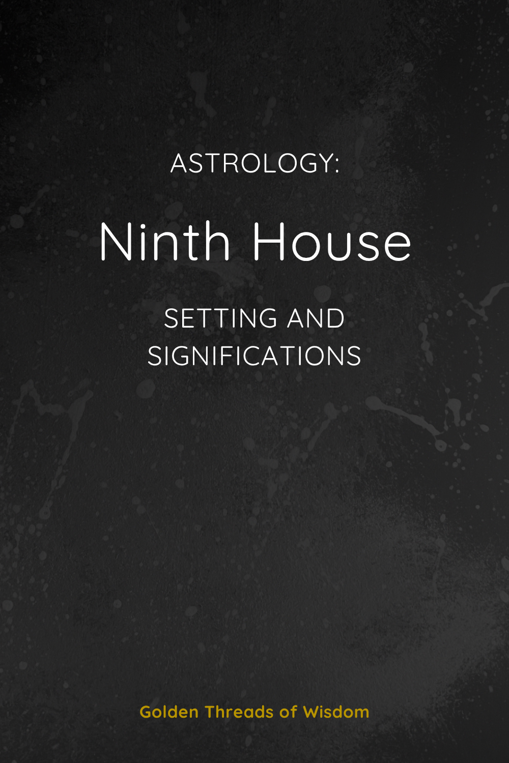 Ninth House: Setting and Significations