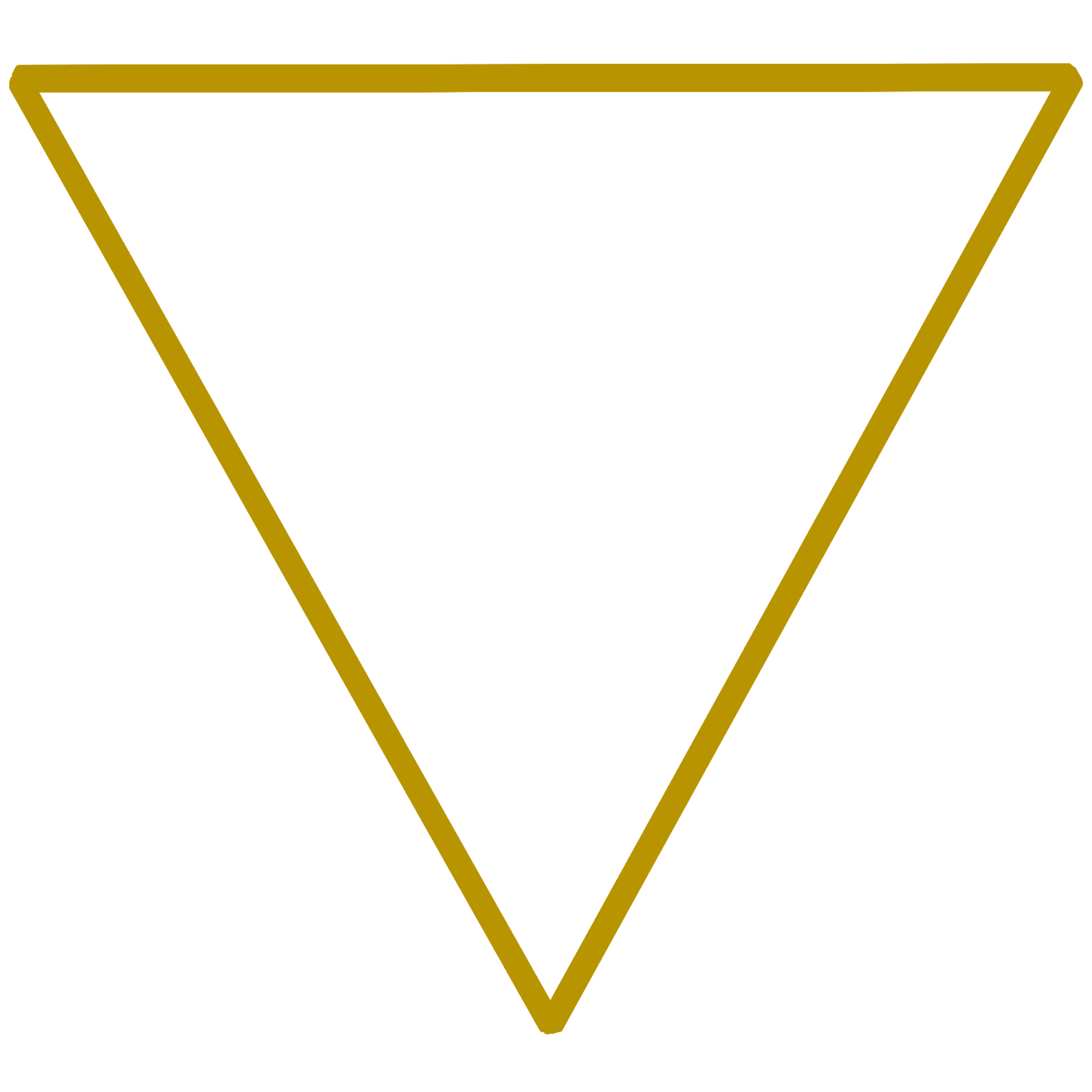 A golden down-pointing triangle.