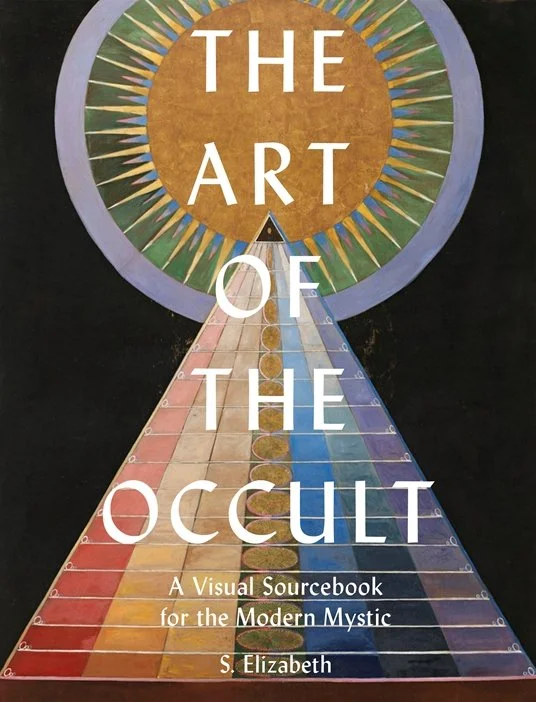 A book cover of "The Art of the Occult" by s. Elizabeth with a painting by Hilma af Klint on the cover