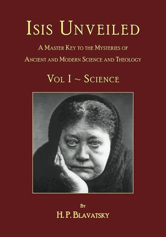 Book cover of Isis Unveiled volume 1 by Helena Blavatsky, originally published in 1877