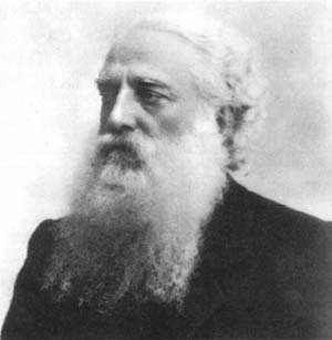 Black and white photograph of Henry Steel Olcott