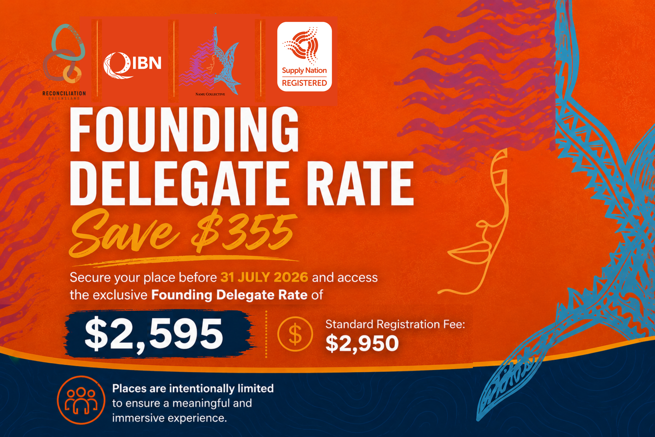 Founding Delegate Rate - Save $355