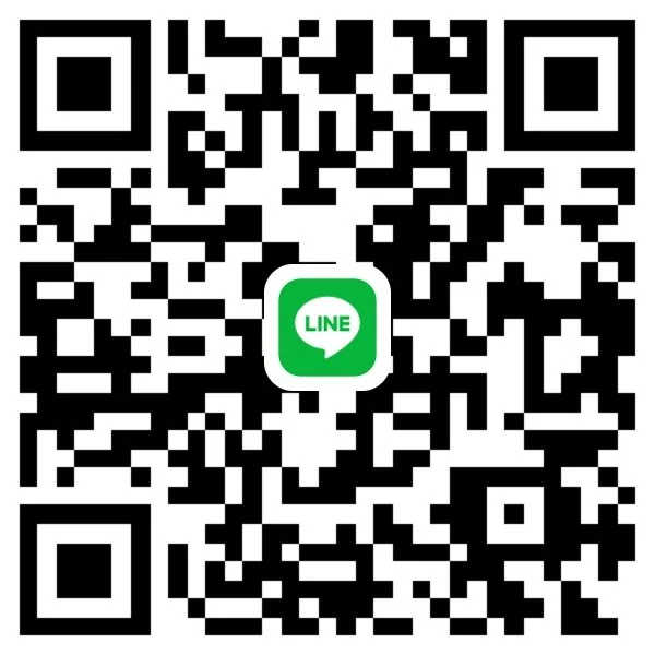 QR code with a Line app logo at the center.