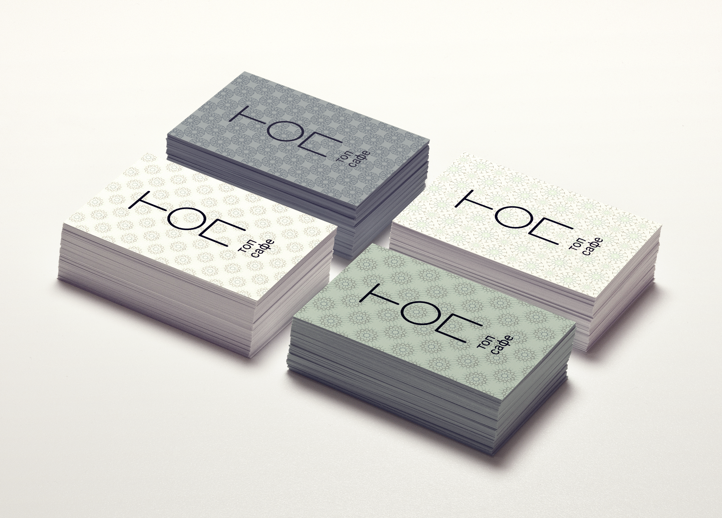 Sistema di identità visiva generativo per TOP Café