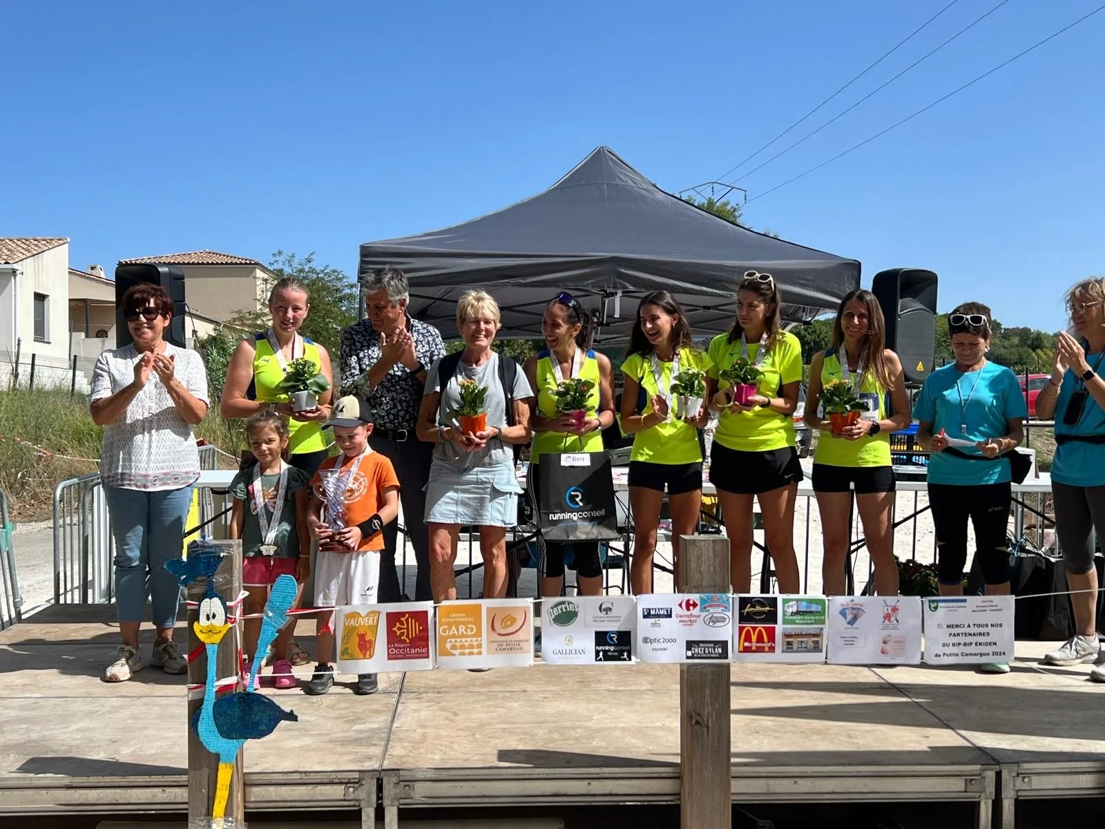 EKIDEN DE VAUVERT - 3 ÉQUIPES, 1 PODIUM