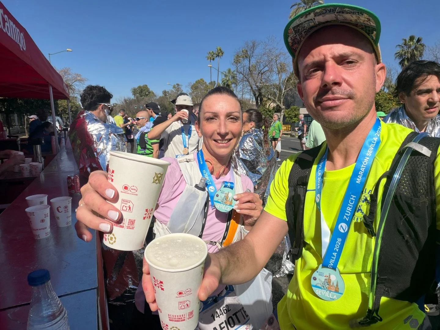 🌞🏃&zwj;♂️ Le marathon version internationale !

📍 Zurich Marathon Sevilla
🏃 42,2 km &mdash; 17 221 arrivants
🗓️ Dimanche 15 f&eacute;vrier

🔥 Joaquin Torres
⏱️ 4h23&rsquo;28
➡️ 10 646e
🎯 1 346e M35

👏 Karine Chafiottes
⏱️ 4h29&rsquo;45
➡️ 11 