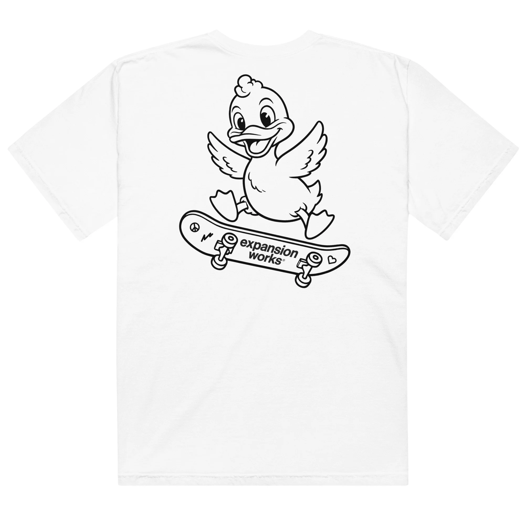'Bottoms up' heavyweight t-shirt