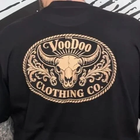 VooDoo Country Logo - Unisex Tee (Black)