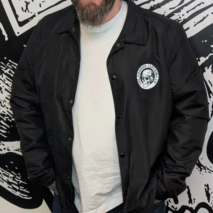 VooDoo Clothing Co Logo - Coacher Jacket, Unisex (Black)