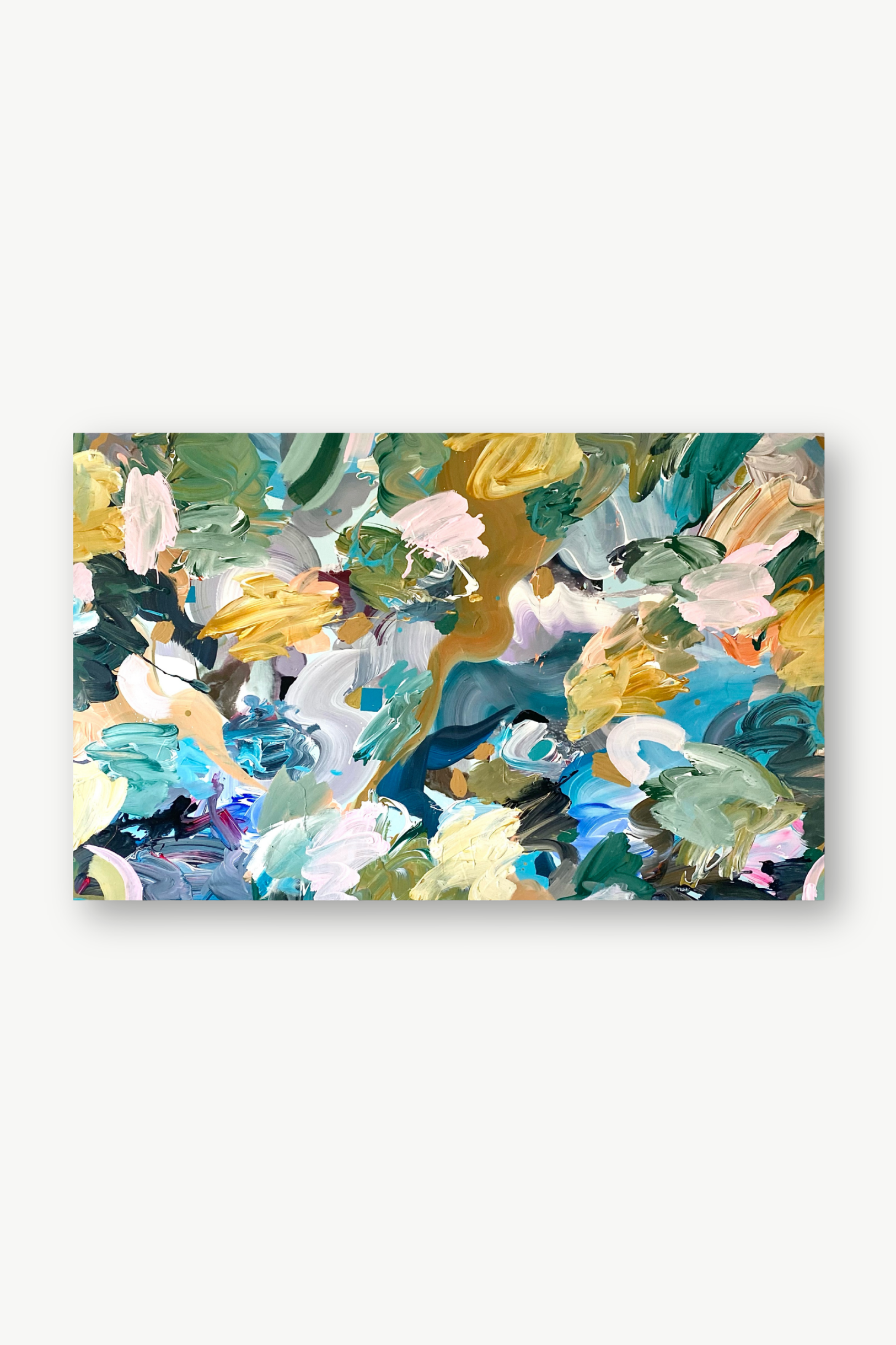 „POND“   100 x160cm Acryl auf Leinwand  2025