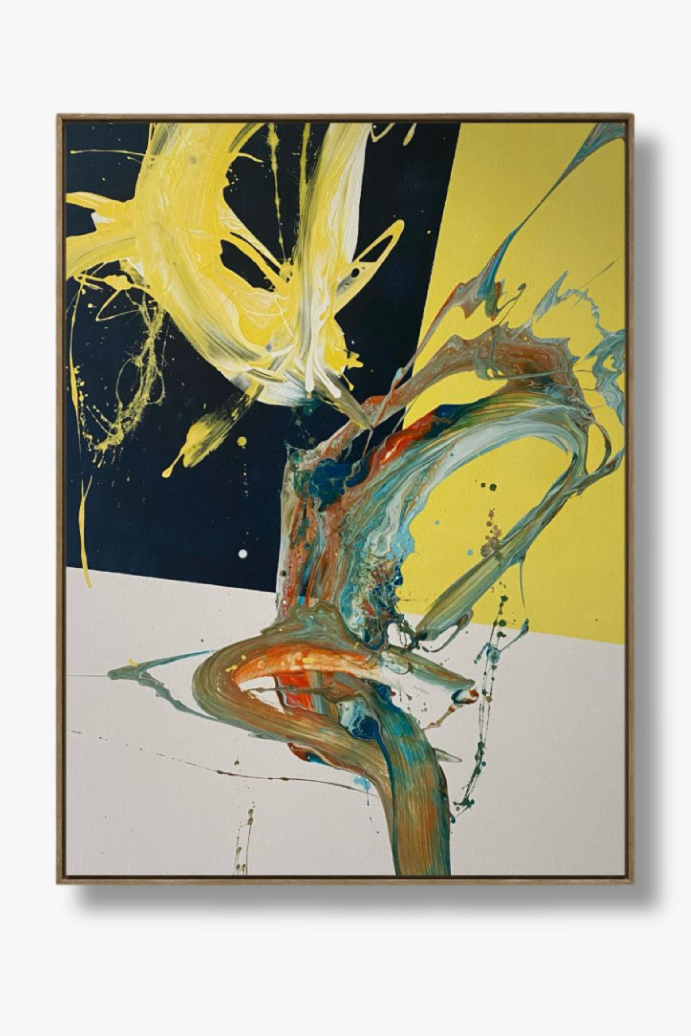 „SPACE" (2026) 60×80cm Mixed Media