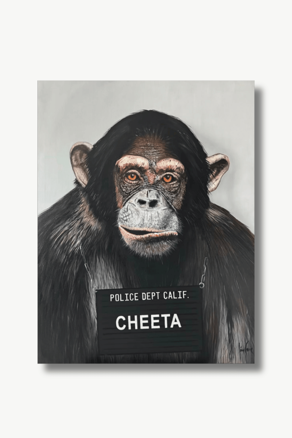 CHEETA (2024) – Joerg Crone, 100x130cm, Öl auf Leinwand