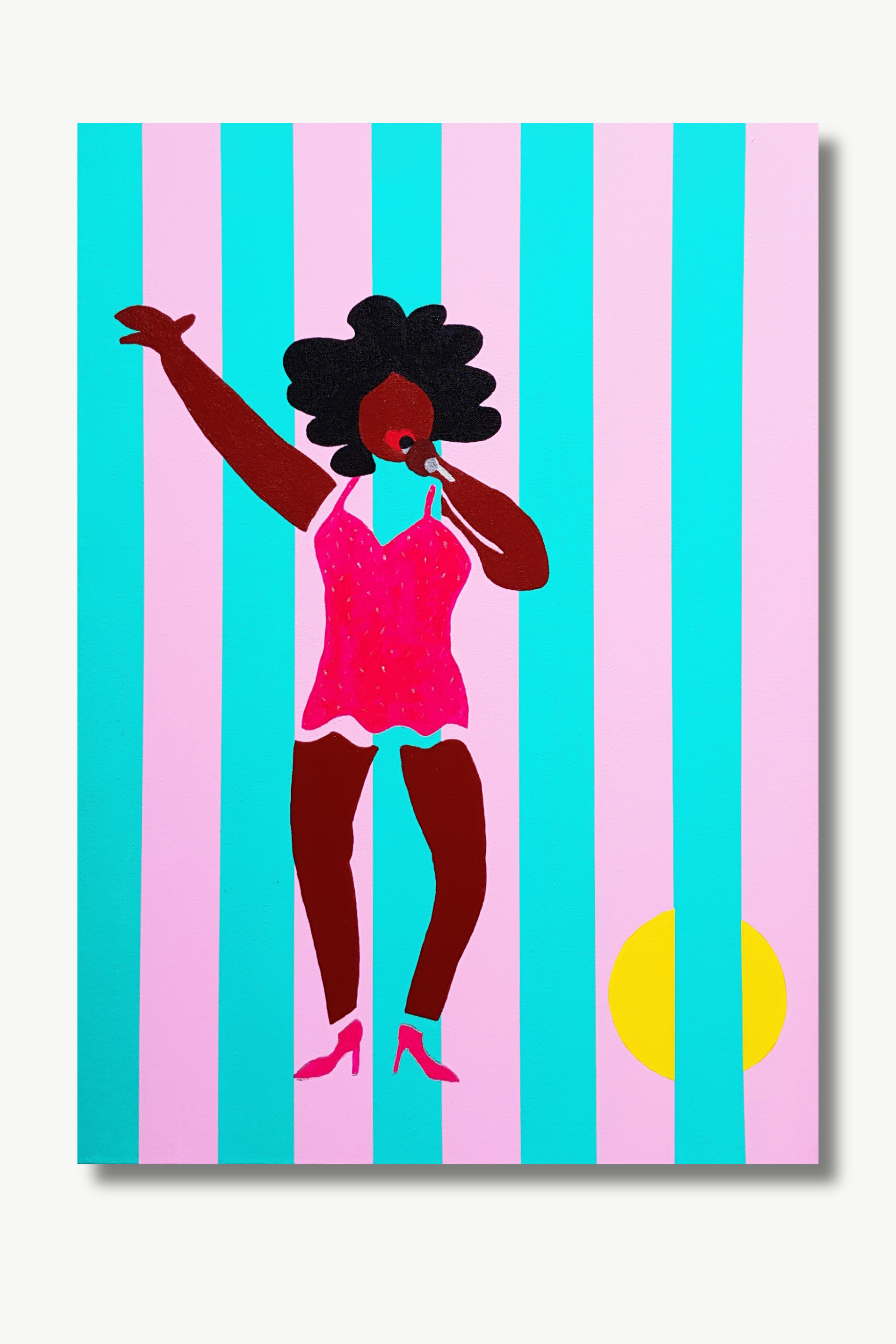 TINA TURNER (2021) – 70x50cm, Acrylmalerei auf Leinwand