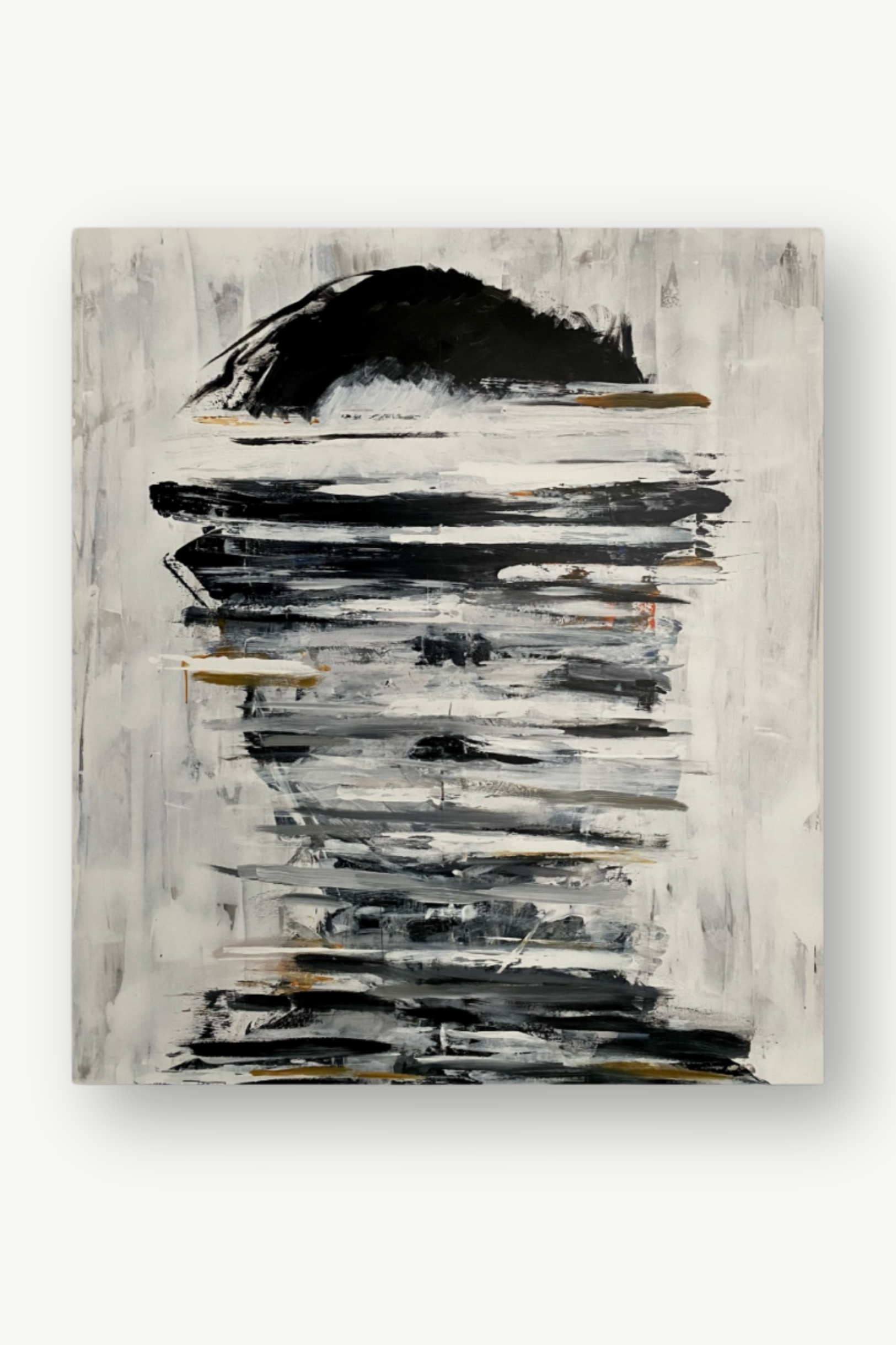 „Blurred“  140 x 160cm  Acryl auf Leinwand   2025