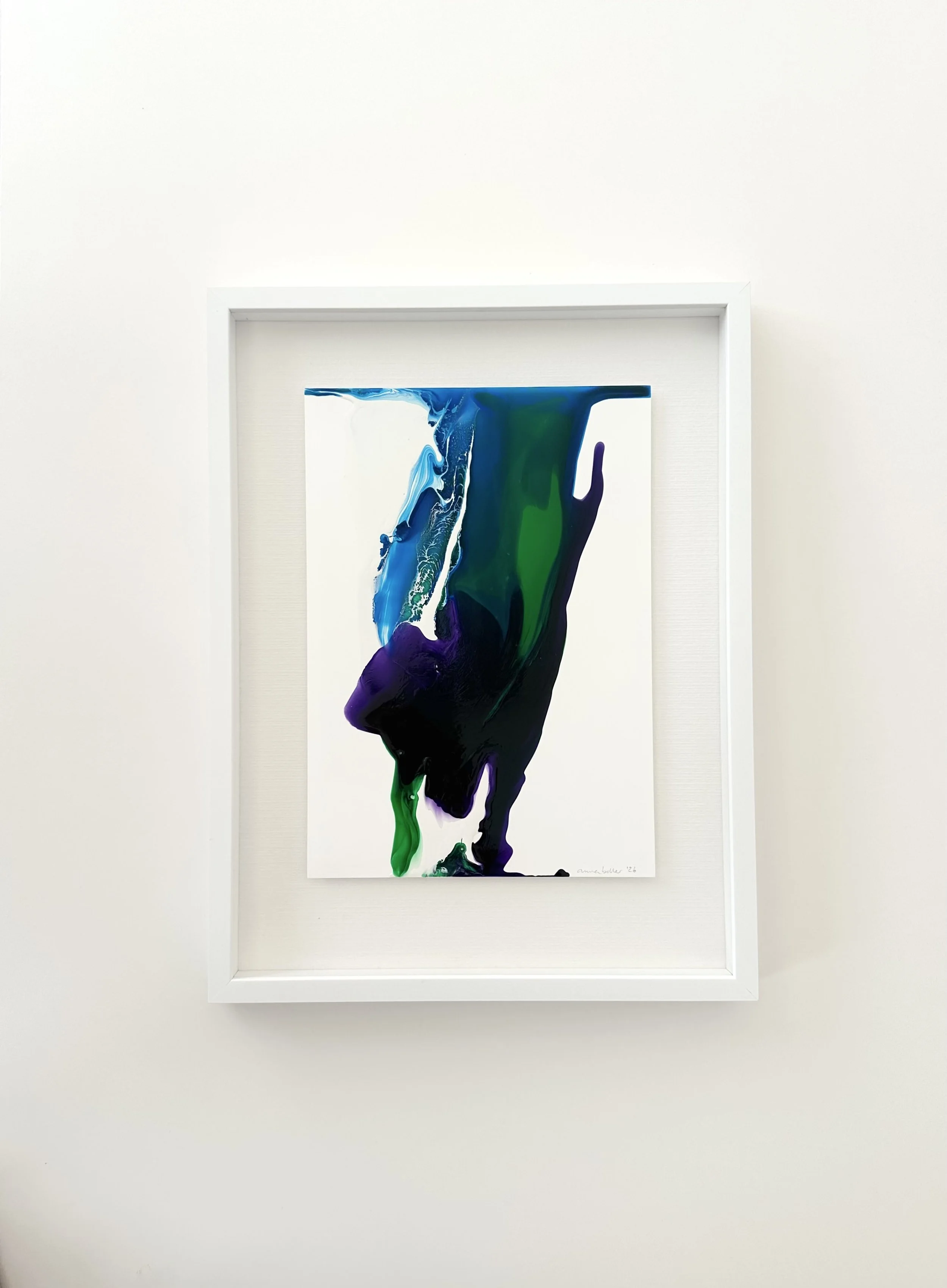 "LACQUER WORKS"  Green-Blue-Violet